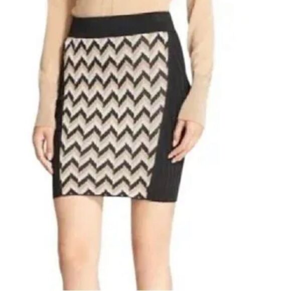 Rag and Bone Chevron Knit Skirt Women's Size M - Picture 1 of 8